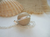 Sea Found Victorian Clay Marble Pendant