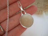 Sea Found Victorian Clay Marble Pendant