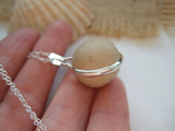Sea Found Victorian Clay Marble Pendant