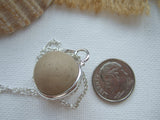 Victorian 100 Year Old Clay Beach Marble - Necklace