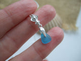 Clavicle Necklace - Dainty Seaham Sea Glass Pendant On Sterling Silver 1