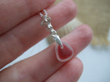 Clavicle Necklace - Dainty Seaham Sea Glass Pendant On Sterling Silver 1