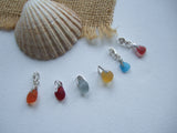 Clavicle Necklace - Dainty Seaham Sea Glass Pendant On Sterling Silver 1