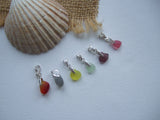 Clavicle Necklace - Dainty Seaham Sea Glass Pendant On Sterling Silver 2