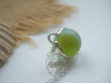 Marble necklace - Yellow cat's eye 2