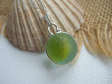 Marble necklace - Yellow cat's eye 2