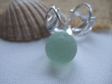 Sea Glass Marble Locket - Sparkly Star Fish & Codd Beach Found Marble, Starfish