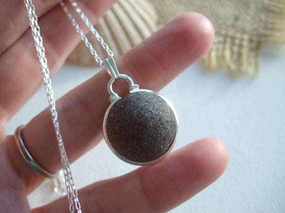 pirate codd marble necklace amber colour