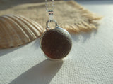 PIRATE Sea Glass Codd Marble, Amber Scottish Beach Marble