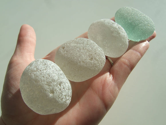 very large sea glass eggs chunky for sale
