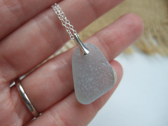 tv screen sea glass pendant