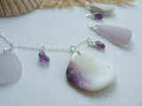 Wampum Purple Necklace