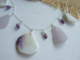 Wampum Purple Necklace