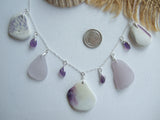 Wampum Purple Necklace