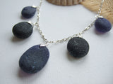 Seaham Secret Sea Glass Necklace - Blue and Green