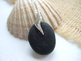 Seaham Green Secret Sea Glass Necklace - Layered Sea Glass, Wave