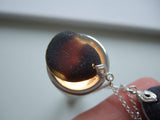 Seaham Secret Sea Glass Necklace - Layered Dark Sea Glass