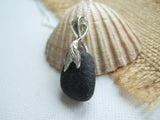 Seaham Secret Magenta Purple Sea Glass Pendant - Mermaid Necklace