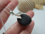 Seaham Secret Magenta Purple Sea Glass Pendant - Mermaid Necklace