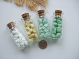 SPECIAL - Bottled Seaham Milk Sea Glass - Set of 4