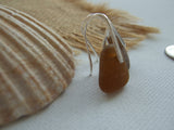 Waterdrops - Brown sea glass