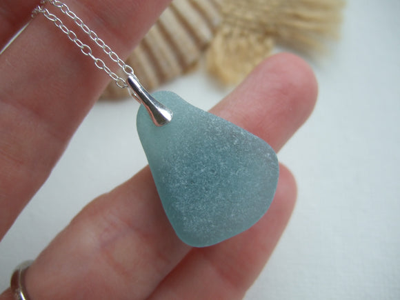 sea foam sea glass japan pendant