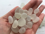 264g Seaham Sea Glass White Bubbles - Display Pieces