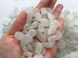 500g White Seaham Sea Glass - Jewelry Quality