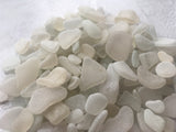 500g Scottish Sea Glass White - Jewelry and Craft Mix Display Pieces