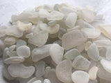 500g Scottish Sea Glass White - Jewelry and Craft Mix Display Pieces