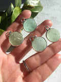 Moon Marbles - Sea Glass Codd Marble necklace - very C marked