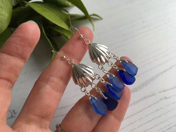 Silver artificial deals earrings