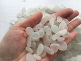 500g White Seaham Sea Glass - Jewelry Quality