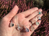 Multi Rainbow Necklace - Seaham sea glass Rainbow necklace
