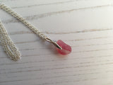Pink Seaham Multi Sea Glass Pendant Minimalist Design