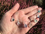 Multi Rainbow Necklace - Seaham sea glass Rainbow necklace