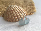 Waterdrop Earrings - Grey Seaham Sea Glass Earrings