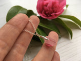 Pink Seaham Multi Sea Glass Pendant Minimalist Design